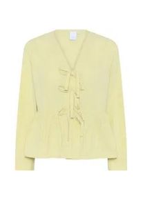 Pyjama CCDK COPENHAGEN "CCDK Copenhagen sleep shirt Bea", Damen, Gr. L, hay, Obermaterial: 100% Baumwolle, Homewear-Sets Pyjama