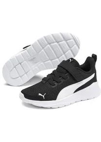 Sneaker Puma "Anzarun Lite Kids Sneaker Kinder", Kinder, Gr. 28.5, schwarz-wei&szlig; (schwarz, wei&szlig;), Obermaterial: Textil, Synthetik; Futter: Textil; Innensohle: Textil; Laufsohle: Synthetik, Gummi, Schuhe Sneaker