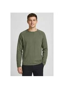 Jack & Jones PlusSize Rundhalspullover "JJBREEZE KNIT CREW NECK PLS", Herren, Gr. 4XL, dusty olive, Strick, Obermaterial: 100% Baumwolle, JACK & JONES PLUSSIZE, unifarben, regular fit, Rundhals, Pullover Rundhalspullover