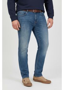 PME-Legend Regular-fit-Jeans PME LEGEND "Nightflight PTR120", Damen, Gr. 46, L&auml;nge 30, blau (mid blau), Denim/Jeans, Obermaterial: 93% Baumwolle, 6% Polyester, 1% Elasthan, regular fit lang, Jeans Regular-fit-Jeans, in verschiedenen Waschungen - Regular Fit