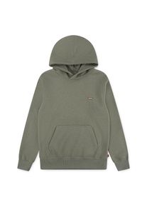 Hoodie LEVI'S KIDS "LVB MINI BATWING PULL OVER HOO", Jungen, Gr. 8 (128), gr&uuml;n (deep lichen gr&uuml;n), Sweatware, Obermaterial: 60% Baumwolle, 40% Polyester, bequem, angesetztes B&uuml;ndchen, Sweatshirts Hoodie, for BOYS