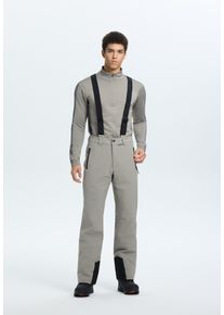 Skihose Icepeak "Icepeak FREIBERG", Herren, Gr. 46, N-Gr, grau, Obermaterial: 94% Polyester, 6% Elasthan. Futter: 94% Polyester, 6% Elasthan. Wattierung: 100% Polyester, Hosen Skihose, wasserdicht, winddicht, atmungsaktiv, schnell trocknendes Material