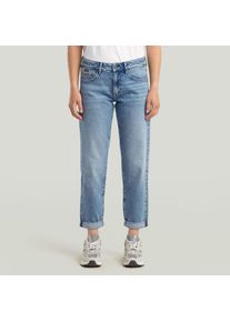 G-Star Raw Boyfriend-Jeans G-STAR "Kate", Damen, Gr. 33, L&auml;nge 30, faded sea point blau, Denim/Jeans, Obermaterial: 94% Baumwolle, 5% Elastomultiester, 1% Elasthan, weit, unten schmal lang, Jeans Boyfriend-Jeans, im 5-Pocket-Stil