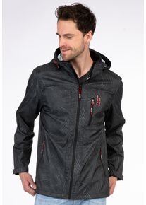 Softshelljacke LPO "ISLAY PEAK ADR MEN", Herren, Gr. XXL (56), grau (anthrazit), 96% Polyester; 4% Elasthan, bequem, gerader Abschluss mit Windstopper,mit verstellbarem Klettverschluss, Jacken Softshelljacke, auch in Gro&szlig;en Gr&ouml;&szlig;en erh&auml;ltlich