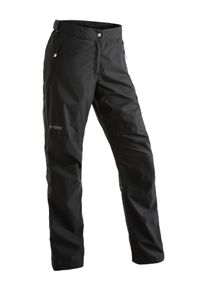 Regenhose Maier Sports "Raindrop L", Damen, Gr. 52, Normalgr&ouml;&szlig;en, schwarz, 100% Polyester, Hosen Regenhose, Damen Outdoorhose, wasserdicht winddicht, auch als &Uuml;berhose nutzbar
