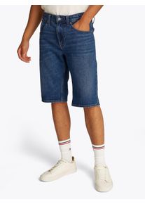 Jeansshorts Tommy Jeans "RONNIE SHORT", Herren, Gr. 31, N-Gr, blau (denim schwarz), Denim/Jeans, Obermaterial: 99% Baumwolle, 1% Elasthan, Jeans Jeansshorts