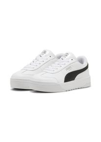 Sneaker Puma "ROMA FEMININE WNS", Damen, Gr. 41, schwarz-wei&szlig; (Puma wei&szlig;, Puma schwarz), Leder, unifarben, Schuhe Sneaker