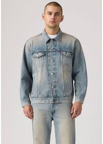 Levi's Jeansjacke LEVI'S "NEW RELAXED FIT TRUCK", Damen, Gr. XL, wherever you are t, Denim/Jeans, Obermaterial: 100% Baumwolle, relaxed fit, 1-Knopf-Manschette, Jacken Jeansjacke