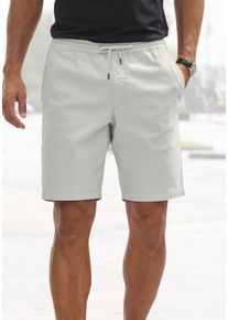 Shorts John Devin "Bermuda", Damen, Gr. L (52/54), N-Gr, grau (hellgrau), Web, Obermaterial: 97% Baumwolle, 3% Elasthan, unifarben, regular fit kurz, Hosen Shorts, kurze Hose aus elastischer Baumwoll-Qualit&auml;t