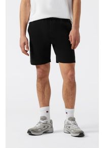 Jerseyhose Champion "ICONS Athletic Shorts", Herren, Gr. S (44/46), N-Gr, schwarz (nbk), Obermaterial: 60% Baumwolle, 40% Polyester, Hosen Jerseyhose