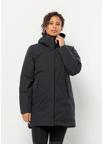 Funktionsmantel Jack Wolfskin "SALIER COAT", Damen, Gr. XS, grau (phantom), Obermaterial: 100% Polyester. Kontrast: 75% Polyamid, 25% Elastan. Futter: 100% Polyester. F&uuml;llung: 100% Polyester, M&auml;ntel Funktionsmantel