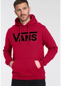 Kapuzensweatshirt Vans "Vans CLASSIC PULLOVER", Herren, Gr. L, crimson haze, Sweatware, Obermaterial: 70% Baumwolle, 30% Polyester, Rippb&uuml;ndchen, Sweatshirts Kapuzensweatshirt, Hoodie, Kapuzenpullover mit gro&szlig;em Logoprint