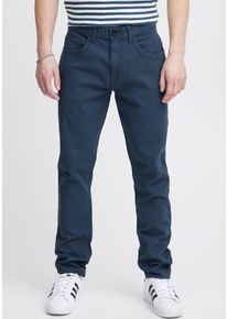 Stoffhose Blend "BHEdford pants", Herren, Gr. 30, L&auml;nge 32, blau (ensign blau), Web, Obermaterial: 98% Baumwolle, 2% Elasthan, unifarben, regular fit kn&ouml;chellang, Hosen Stoffhose