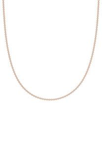 Collierkettchen Firetti "Schmuck Geschenk Silber 925 Rundankerkettengl. in mehreren Breiten" Gr. 45, rosa (ros&eacute;goldfarben), Halsketten, Damen, 45, Silber 925 (Sterlingsilber), B: 1,5mm, Collierkettchen, Made in Germany, B:1,5mm