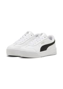 Sneaker Puma "ROMA FEMININE WNS", Damen, Gr. 40, schwarz-wei&szlig; (Puma wei&szlig;, Puma schwarz), Leder, unifarben, Schuhe Sneaker