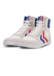 Sneaker Hummel "SLIMMER STADIL HIGH", Herren, Gr. 36, blau (wei&szlig;, navy), Leder, Textil, Schuhe Sneaker
