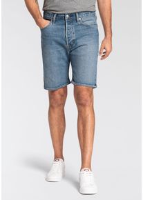 Levi's Jeansshorts LEVI'S "501", Herren, Gr. 28, N-Gr, blau (9am on battery short), Denim/Jeans, Obermaterial: 99% Baumwolle, 1% Elasthan, normal, Jeans Jeansshorts, Sommerhose FRESH COLLECTION, 501 collection