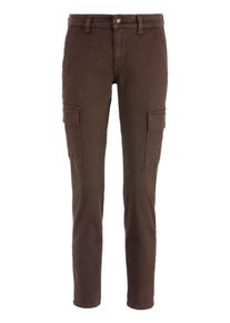 Cargohose MAC "RICH", Damen, Gr. 46, N-Gr, braun (truffle braun ppt), Obermaterial: 97% Baumwolle, 3% Elasthan, kn&ouml;chelfrei, Hosen Cargohose