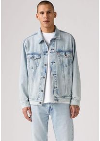 Levi's Jeansjacke LEVI'S "NEW RELAXED FIT TRUCK", Damen, Gr. S, brightside trk, Denim/Jeans, Obermaterial: 100% Baumwolle, relaxed fit, 1-Knopf-Manschette, Jacken Jeansjacke