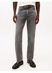 Straight-Jeans Tommy Hilfiger, Herren, Gr. 33, L&auml;nge 34, grau (arcade grau), Denim/Jeans, Obermaterial: 100% Baumwolle, straight fit kn&ouml;chellang, Jeans Straight-Jeans, in blauer Waschung