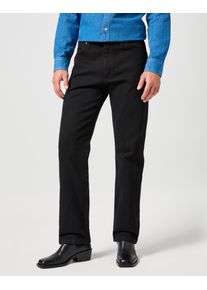 5-Pocket-Jeans Wrangler "13MWZ ORIGINAL FIT", Herren, Gr. 38, L&auml;nge 32, schwarz (shadow schwarz), Denim/Jeans, Obermaterial: 100% Baumwolle, bootcut fit lang, Jeans 5-Pocket-Jeans
