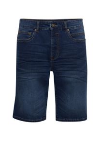 !Solid Jeansshorts SOLID "Jeansshorts SDBrent", Herren, Gr. S, N-Gr, blau (dunkelblau denim), Obermaterial: 80% Baumwolle CO. 18% Polyester PES. 2% Elasthan EL., Jeans Jeansshorts