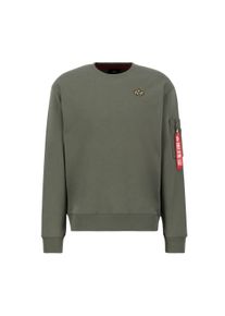 Sweater Alpha Industries "3D SL Sweatshirt", Herren, Gr. XL, gr&uuml;n (schwarz olive), Obermaterial: 80% Baumwolle, 20% Polyester, regular fit, Sweatshirts Sweater