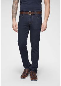 Straight-Jeans Mustang "Style Washington Straight", Herren, Gr. 32, L&auml;nge 32, schwarz (super schwarz), Denim/Jeans, Obermaterial: 99% Baumwolle, 1% Elasthan, unifarben, straight fit lang, Jeans Straight-Jeans, mit Rei&szlig;verschluss