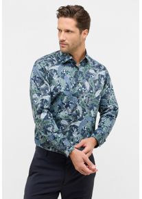 Langarmhemd Eterna "MODERN FIT", Herren, Gr. 43, Normalgr&ouml;&szlig;en, olive, Twill, 100% Baumwolle, tailliert, Manschette, Hemden Langarmhemd, NON IRON (b&uuml;gelfrei)