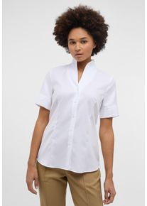 Hemdbluse Eterna "REGULAR FIT", Damen, Gr. 40, wei&szlig;, 100% Baumwolle, Blusen Hemdbluse, EASY IRON (b&uuml;gelleicht)