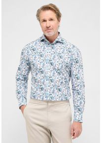 Langarmhemd Eterna "MODERN FIT", Damen, Gr. 40, Normalgr&ouml;&szlig;en, blau, Twill, 100% Baumwolle, tailliert, Manschette, Hemden Langarmhemd, EASY IRON (b&uuml;gelleicht)