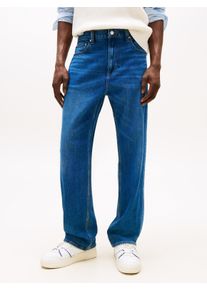 Regular-fit-Jeans Tommy Jeans "Otis Regular Straight", Herren, Gr. 34, L&auml;nge 36, denim schwarz, Denim/Jeans, Obermaterial: 99% Baumwolle, 1% Elasthan, regular fit lang, Jeans Regular-fit-Jeans, Gerade geschnittene Jeans, regul&auml;rer Leibh&ouml;he