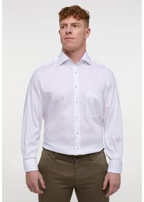 Langarmhemd Eterna "COMFORT FIT", Damen, Gr. 45, Normalgr&ouml;&szlig;en, wei&szlig;, Twill, 4% Elasthan, 26% Polyamid, 70% Lyocell, normal, Manschette, Hemden Langarmhemd, EASY IRON (b&uuml;gelleicht)