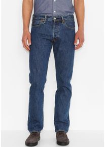 Levi's Straight-Jeans LEVI'S "501 LEVI'S ORIGINAL", Herren, Gr. 33, L&auml;nge 32, blau (stonewash), Denim/Jeans, Obermaterial: 100% Baumwolle, normal lang, Jeans Straight-Jeans, mit Markenlabel, Topseller