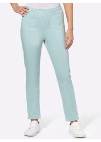 Jeansjeggings Classic Basics, Damen, Gr. 46, Normalgr&ouml;&szlig;en, gr&uuml;n (mint), 98% Baumwolle, 2% Elasthan, unifarben, lang, Jeans Jeansjeggings