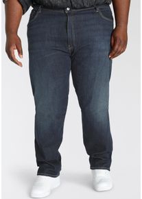 LEVI'S&reg; PLUS Tapered-fit-Jeans LEVI'S PLUS "502 TAPER B&T", Herren, Gr. 48, L&auml;nge 34, blau (biologia), Denim/Jeans, Obermaterial: 99% Baumwolle, 1% Elasthan, bequem lang, Jeans Tapered-fit-Jeans, mit Stretch