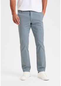 H.I.S. Chinohose H.I.S "regular-fit", Herren, Gr. 32, L&auml;nge 32, blau (graublau), Web, Obermaterial: 98% Baumwolle, 2% Elasthan, unifarben, straight fit lang, Hosen Chinohose, lange Hose, aus elastischer Baumwoll-Qualit&auml;t