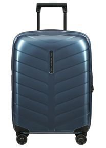 Hartschalen-Trolley Samsonite "ATTRIX, verschiedene Gr&ouml;&szlig;en und Farben", Damen, Gr. B/H/T: 40cm x 55cm x 20cm 38 l, blau (steel blau), Polypropylen, Strukturmuster, Koffer Hartschalen-Trolley, Hartschalen-Koffer Reisegep&auml;ck TSA-Schloss Volumenerweiterung bei S