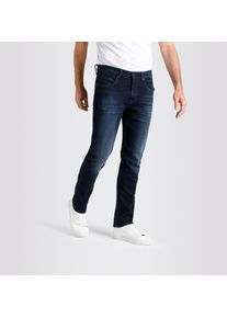 Straight-Jeans MAC "Arne Pipe", Herren, Gr. 36, L&auml;nge 34, blau (blau schwarz 3d authentic), Denim/Jeans, Obermaterial: 90% Baumwolle, 8% Elastomultiester, 2% Elasthan, Jeans Straight-Jeans