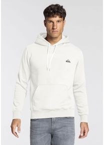 Kapuzensweatshirt Quiksilver "BASIC HOODIE YOUNG MEN", Herren, Gr. M, wei&szlig; (birch), Sweatware, Obermaterial: 60% Baumwolle, 40% Polyester, Rippb&uuml;ndchen, Sweatshirts Kapuzensweatshirt