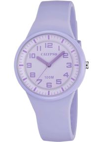 Quarzuhr Calypso Watches "Trendy", lila (helllila, lila), Armbanduhren, Damen, Quarzuhr, Armbanduhr, Damenuhr, analog