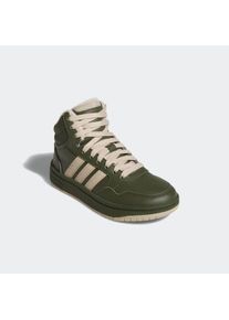 Sneaker adidas Sportswear "HOOPS MID 3.0 KIDS", M&auml;dchen, Gr. 29, gr&uuml;n (nightcarg, clabro, core schwarz), Synthetik, Textil, Schuhe Sneaker, f&uuml;r Kinder & Jugendliche