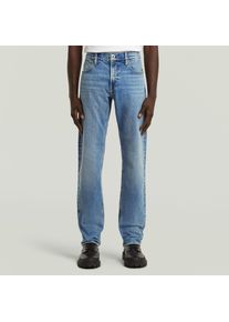 G-Star Raw Straight-Jeans G-STAR "Mosa Straight", Herren, Gr. 31, L&auml;nge 34, faded sea point blau, Denim/Jeans, Obermaterial: 94% Baumwolle, 5% Elastomultiester, 1% Elasthan, straight fit normal, Jeans Straight-Jeans, mit hellen N&auml;hten