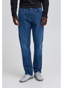 Regular-fit-Jeans Blend "BHBLIZZARD-NOOS", Herren, Gr. 28, L&auml;nge 32, blau (denim dunkelblau), Denim/Jeans, Obermaterial: 98% Baumwolle, 2% Elasthan, Abriebeffekte, regular fit kn&ouml;chellang, Jeans Regular-fit-Jeans