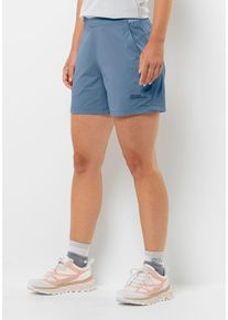 Shorts Jack Wolfskin "PRELIGHT SHORTS W", Damen, Gr. XL (46), Normalgr&ouml;&szlig;en, blau (elemental, blau), OBERSTOFF: 84% POLYAMID, 16% ELASTHAN. LINING: 100% POLYESTER, Hosen Shorts
