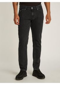 5-Pocket-Jeans Tommy Jeans "SCANTON SLIM", Herren, Gr. 31, L&auml;nge 34, grau (denim schwarz2), Denim/Jeans, Obermaterial: 99% Baumwolle, 1% Elasthan, slim fit, Jeans 5-Pocket-Jeans