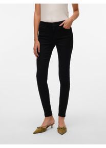 V&eacute;ro Moda Stretch-Jeans VERO MODA "VMSEVEN SHAPE UP", Damen, Gr. S, L&auml;nge 32, schwarz, Denim/Jeans, Obermaterial: 66% Baumwolle, 32% Polyester, 2% Elasthan, Jeans Stretch-Jeans