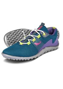 Barfu&szlig;schuh Leguano "SPINWYN", Damen, Gr. 42, blau (blau kombiniert), Textil, Schuhe Barfu&szlig;schuh, f&uuml;r Maschinenw&auml;sche geeignet, Freizeitschuh, Halbschuh, Schn&uuml;rschuh