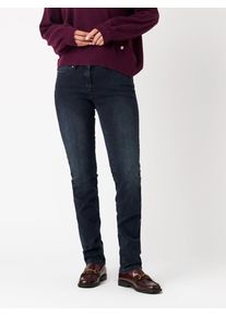 Skinny-fit-Jeans Toni, Damen, Gr. 46, N-Gr, dunkelblau, Denim/Jeans, Obermaterial: 93% Baumwolle, 5% Elastomultiester, 2% Elasthan, skinny fit kn&ouml;chellang, Jeans Skinny-fit-Jeans, im Four-Pocket Style