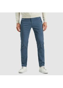 PME-Legend Chinohose PME LEGEND "TWIN WASP CHINO LEFT HAND STRETCH TWILL", Herren, Gr. 33, L&auml;nge 32, blau, Canvas, Obermaterial: 97% Baumwolle, 3% Elasthan, unifarben, regular fit kn&ouml;chellang, Hosen Chinohose, mit Taschen